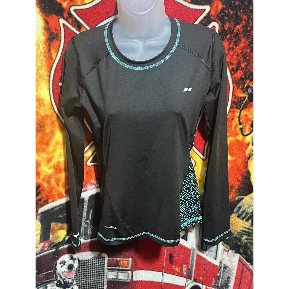 Koppen Shirt Athletic Fitness Long Sleeve Active Crew Women Sz Medium